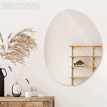 フレームレス ウォールミラー 姿見 大型 壁掛け鏡 ミニマル シンプル Amazon.co.jp: フレームレス 壁掛け鏡 非対称 楕円形 寝室 居間